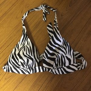Victoria's Secret VS medium zebra swimsuit top